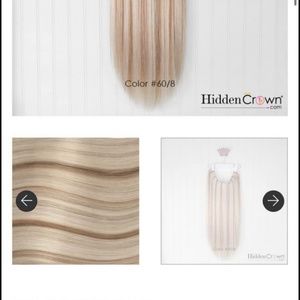 Hidden Crown Halo 18” blonde